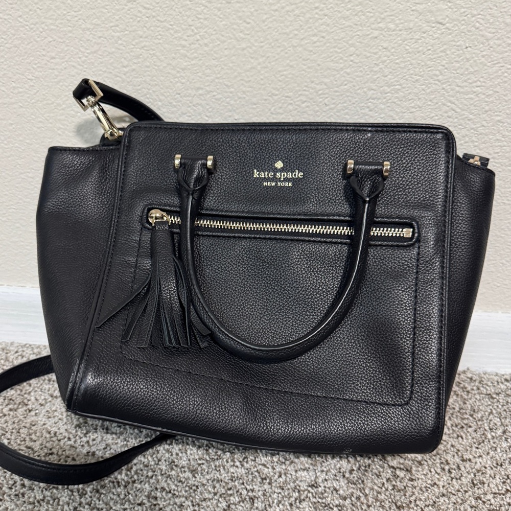 Black Kate Spade Crossbody Purse